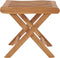 vidaXL - Voetensteun - inklapbaar - 46,5x49x41,5 - cm - massief - teakhout