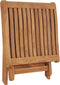 vidaXL - Voetensteun - inklapbaar - 46,5x49x41,5 - cm - massief - teakhout