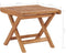 vidaXL - Voetensteun - inklapbaar - 46,5x49x41,5 - cm - massief - teakhout