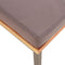 vidaXL - Voetensteun - met - kussen - 66x66x36 - cm - acaciahout - donkergrijs