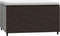 vidaXL - Voetensteun - met - kussen - poly - rattan - bruin