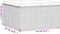 vidaXL - Voetensteun - met - kussen - poly - rattan - zwart