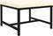 vidaXL - Voetensteun - sectioneel - met - kussen - poly - rattan - zwart