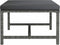 vidaXL - Voetensteun - sectioneel - met - kussen - poly - rattan - grijs