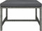 vidaXL - Voetensteun - sectioneel - met - kussen - poly - rattan - grijs