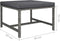 vidaXL - Voetensteun - sectioneel - met - kussen - poly - rattan - grijs