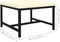 vidaXL - Voetensteun - sectioneel - met - kussen - poly - rattan - zwart