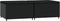 vidaXL - Voetensteunen - 2 - st - met - kussens - poly - rattan - zwart