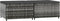 vidaXL - Voetensteunen - 2 - st - met - kussens - poly - rattan - grijs