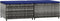 vidaXL - Voetensteunen - 2 - st - met - kussens - poly - rattan - grijs