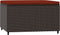 vidaXL - Voetensteunen - 2 - st - met - kussens - poly - rattan - bruin