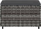 vidaXL - Voetensteunen - 2 - st - met - kussens - poly - rattan - grijs