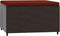 vidaXL - Voetensteunen - 2 - st - met - kussens - poly - rattan - bruin