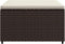 vidaXL - Voetensteunen - 2 - st - met - kussens - poly - rattan - bruin