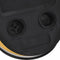 vidaXL - Voetpomp - 26x18 - cm - PP - en - PE - grijs - en - geel