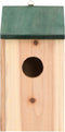 vidaXL - Vogelhuisjes - 10 - st - 12x12x22 - cm - massief - vurenhout