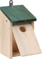 vidaXL - Vogelhuisjes - 4 - st - 12x12x22 - cm - hout