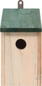 vidaXL - Vogelhuisjes - 4 - st - 12x12x22 - cm - hout