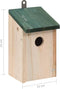 vidaXL - Vogelhuisjes - 4 - st - 12x12x22 - cm - hout