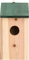 vidaXL - Vogelhuisjes - 4 - st - 12x12x22 - cm - hout
