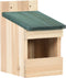 vidaXL - Vogelhuisjes - 4 - st - 12x16x20 - cm - vurenhout