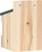 vidaXL - Vogelhuisjes - 4 - st - 12x16x20 - cm - vurenhout