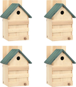 vidaXL - Vogelhuisjes - 4 - st - 23x19x33 - cm - vurenhout