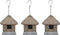 vidaXL - Vogelhuizen - 3 - st - wicker