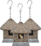 vidaXL - Vogelhuizen - 3 - st - wicker