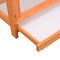 vidaXL Vogelkooi 125.5x59.5x164 cm massief grenen- en vurenhout