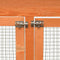 vidaXL Vogelkooi 125.5x59.5x164 cm massief grenen- en vurenhout