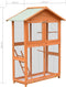 vidaXL Vogelkooi 125.5x59.5x164 cm massief grenen- en vurenhout