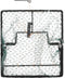 vidaXL - Vogelval - 34x32 - cm - staal - groen