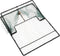 vidaXL - Vogelval - 50x40 - cm - staal - groen