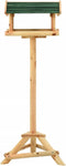 vidaXL - Vogelvoeder - met - standaard - 37x28x100 - cm - massief - vurenhout
