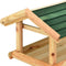 vidaXL - Vogelvoeder - met - standaard - 37x28x100 - cm - massief - vurenhout