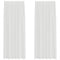 vidaXL - Voile - gordijnen - met - lussen - 2 - st - 140x225 - cm - wit