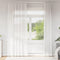 vidaXL - Voile - gordijnen - met - lussen - 2 - st - 140x225 - cm - wit