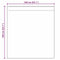 vidaXL - Voile - gordijnen - met - lussen - 2 - st - terracotta - 140x140 - cm