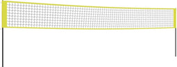 vidaXL - Volleybalnet - 823x244 - cm - PE-stof - geel - en - zwart