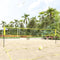 vidaXL - Volleybalnet - 823x244 - cm - PE-stof - geel - en - zwart
