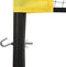 vidaXL - Volleybalnet - 823x244 - cm - PE-stof - geel - en - zwart