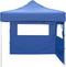 vidaXL - Vouwtent - met - 2 - wanden - 3x3 - m - blauw