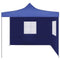 vidaXL - Vouwtent - met - 2 - wanden - 3x3 - m - blauw