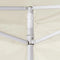 vidaXL - Vouwtent - met - 2 - wanden - 3x3 - m - crème