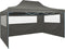 vidaXL - Vouwtent - met - 3 - wanden - 3x4,5 - m - antraciet