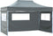vidaXL - Vouwtent - met - 3 - wanden - 3x4,5 - m - antraciet