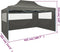 vidaXL - Vouwtent - met - 3 - wanden - 3x4,5 - m - antraciet