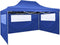 vidaXL - Vouwtent - met - 3 - wanden - 3x4,5 - m - blauw