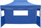 vidaXL - Vouwtent - met - 3 - wanden - 3x4,5 - m - blauw